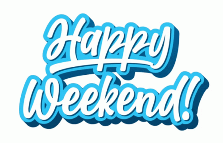 Enjoy Your Weekend Logo GIF