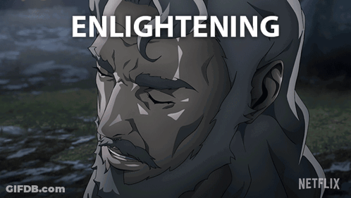 Enlightening Cartoon Man GIF