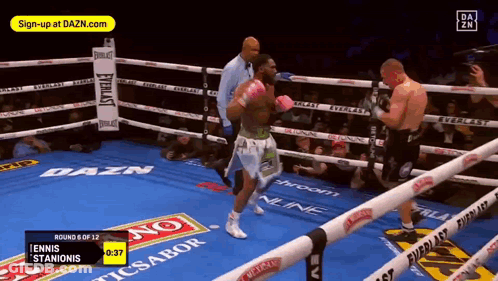 Ennis Stanionis Vs Everlast Boxing Match GIF