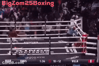 Ennis Vs Villa Boxing Match GIF