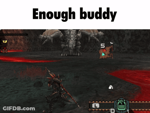 Enough Buddy Video Game Screen GIF