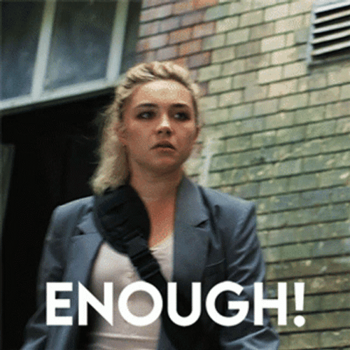 Enough I Quit Lady GIF