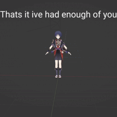 Enough Scaramouche Genshin Anime GIF
