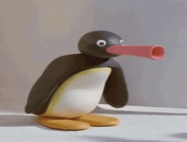 Entended Head Noot Noot Meme GIF