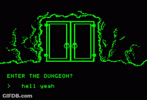 Enter The Dungeon Hell Yeah GIF