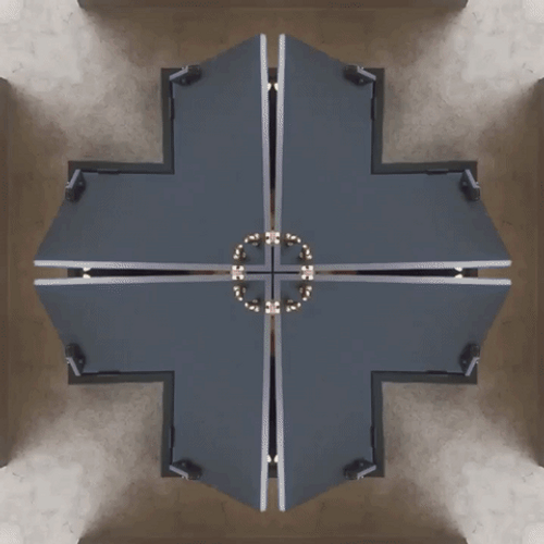 Entering And Exiting Door Kaleidoscope GIF