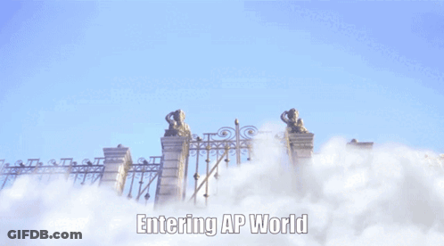Entering AP World Gate GIF