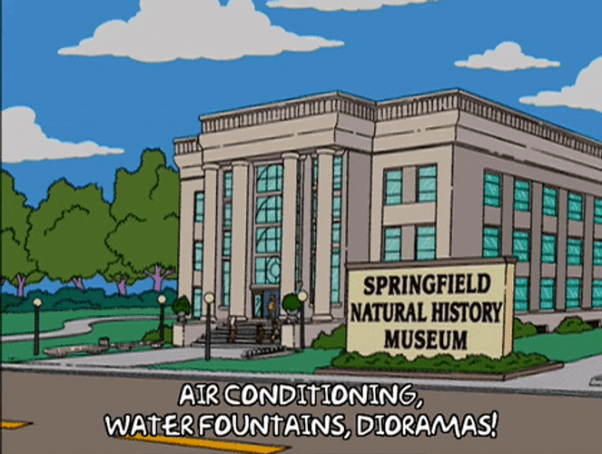 Entering History Museum Conversations GIF