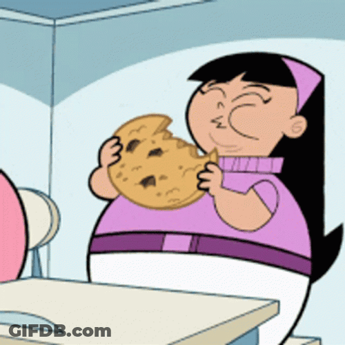 Entertaining Fat Trixie Broken Belt Eating GIF