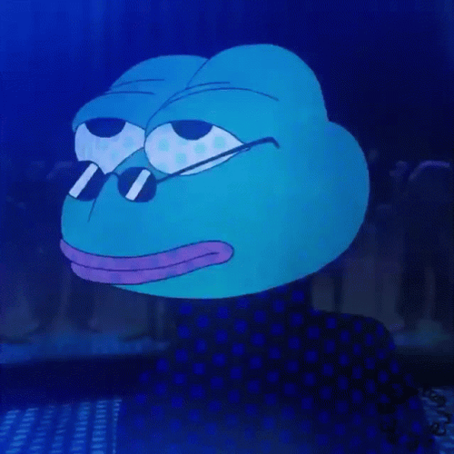 Entertaining Frog Dancing Disco GIF