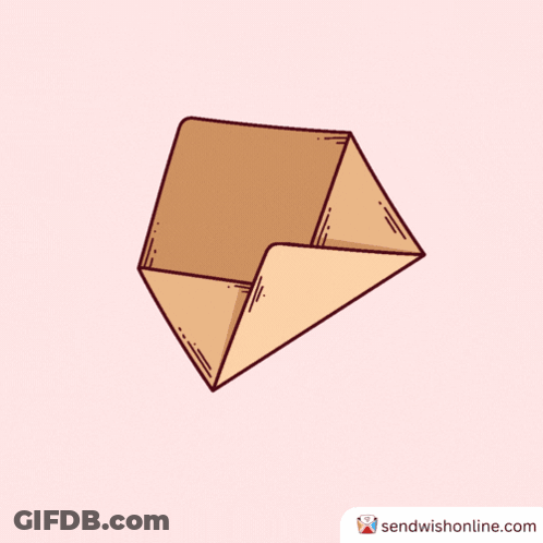 Envelope With Heart Moment You Opened It My Heart Was Captured GIF