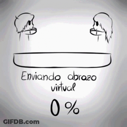 Enviando Abrazo Virtual Two People GIF