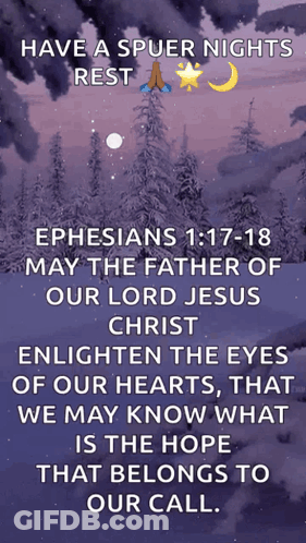 Ephesians 1:17-18 Quote Poster GIF