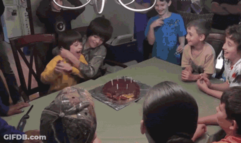Epic Birthday Party Halloween Surprise GIF