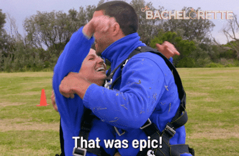 Epic Couple Hug The Bachelorette GIF
