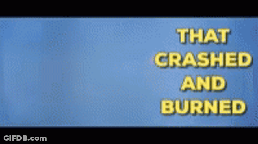 Epic Crash And Burn GIF