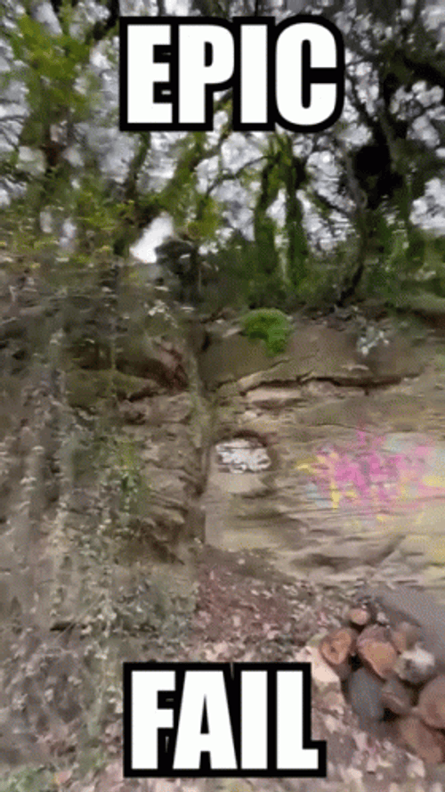 Epic Fail Bicycle Landing GIF