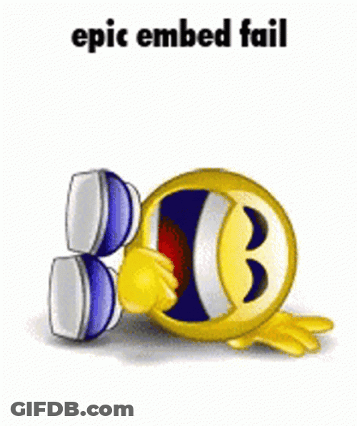 Epic Fail Laughing Out Loud Emoji GIF