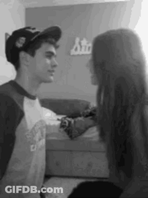 Epic Fail Romance Kiss GIF
