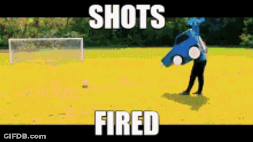Epic Fail Shots Fired Soccer Kick GIF