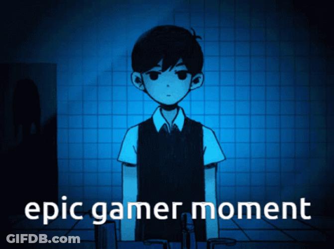 Epic Gamer Moment Meme Animated Cartoon GIF