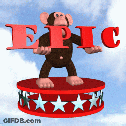 Epic Happy Monkey Carnival GIF