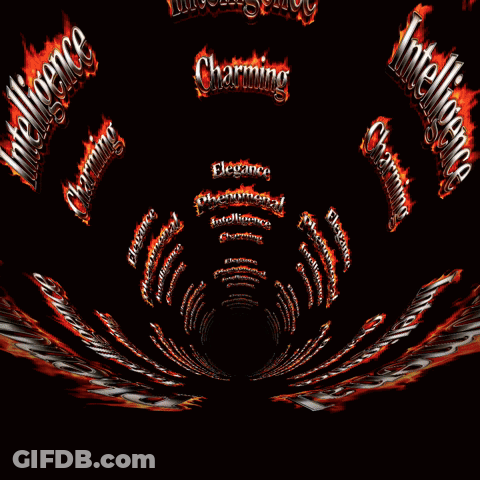 Epic Logo With Two Guitars And Microphone GIF
