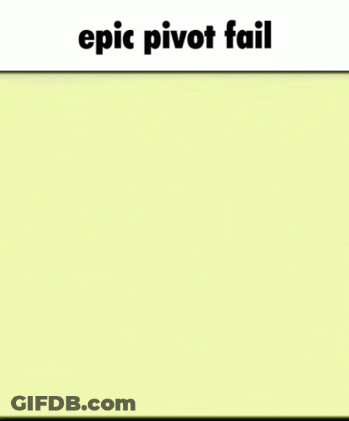 Epic Pivot Fail Dancing Robot GIF