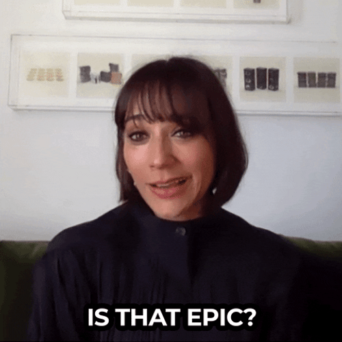 Epic Rashida Jones Tonight Show Jimmy Fallon GIF