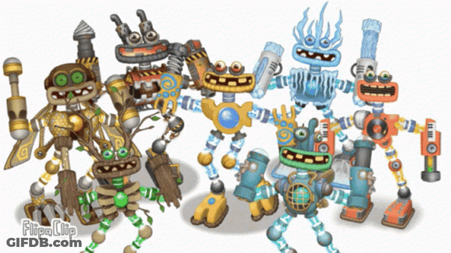 Epic Wubbox From Different Islands GIF