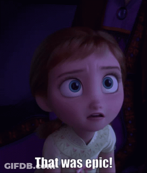 Epic Young Anna Frozen Disney Movie GIF