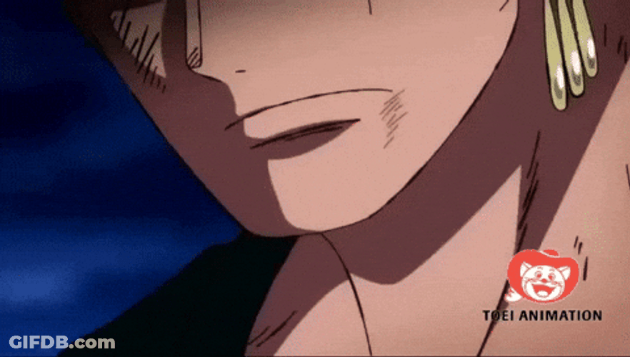 Epic Zoro Being Exhausted GIF