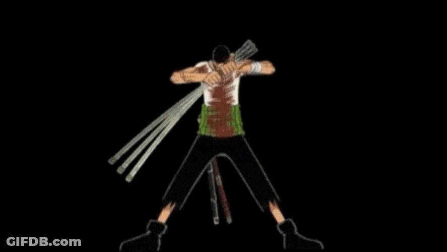 Epic Zoro Sword Attack GIF