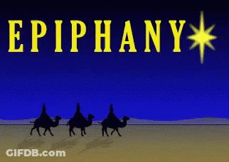 Epiphany Blue Background Star GIF