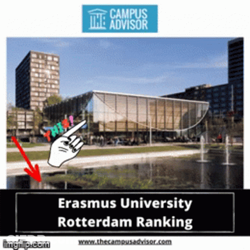 Erasmus University Rotterdam Ranking Hand Pointing Building GIF