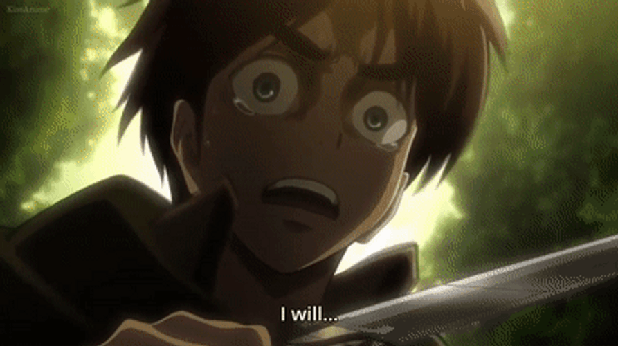 Eren Emotional Transformation GIF