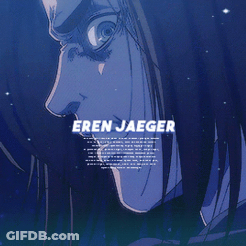 Eren Jaeger Anime Angry Expression GIF