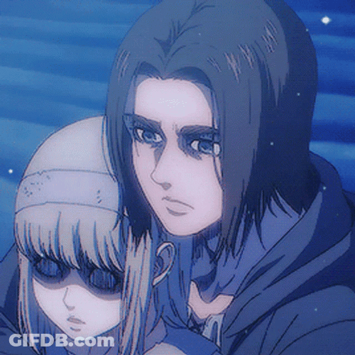 Eren Jaeger Anime Hugging Ymir Fritz GIF