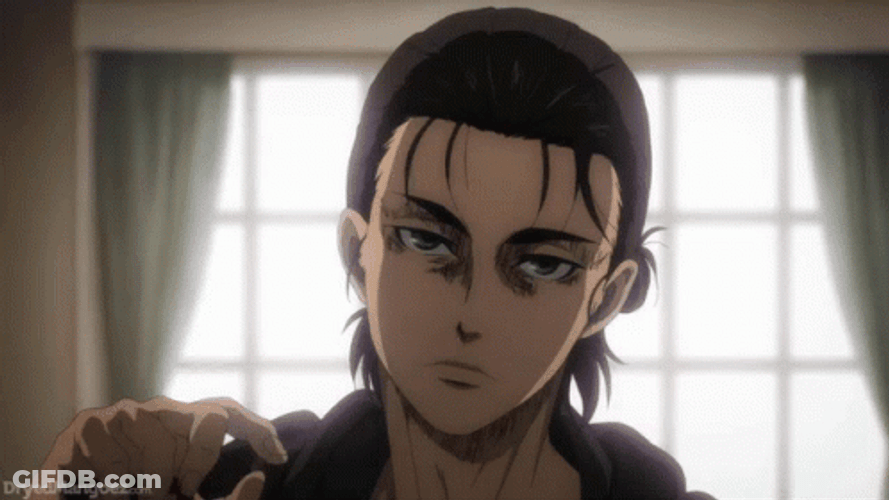 Eren Yeager Blank Stare GIF