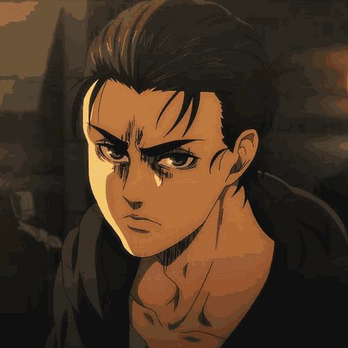 Eren Yeager Blowing Hair GIF