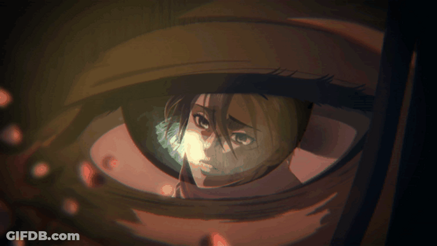 Eren Yeager Eye Reflection GIF
