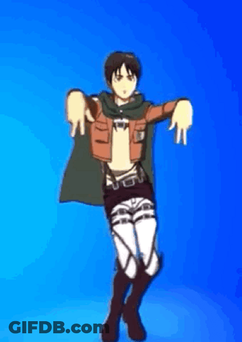 Eren Yeager Fortnite Dance GIF
