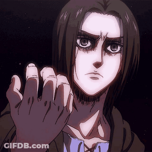 Eren Yeager Reaching Hand GIF