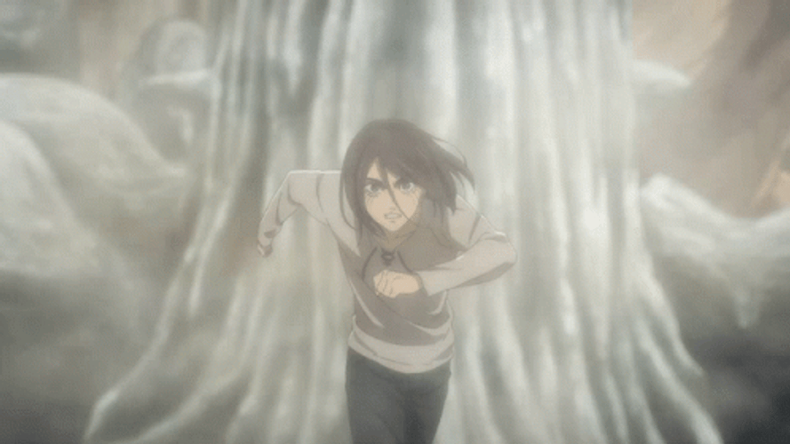 Eren Yeager Running GIF