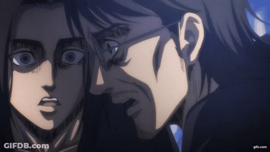 Eren Yeager Startled Eyes GIF