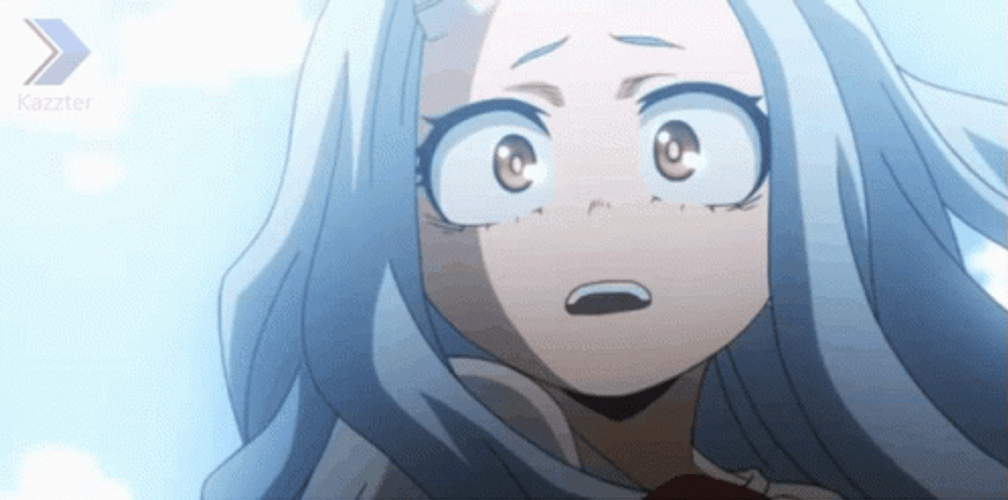 Eri Scared Girl Blowing Hair GIF