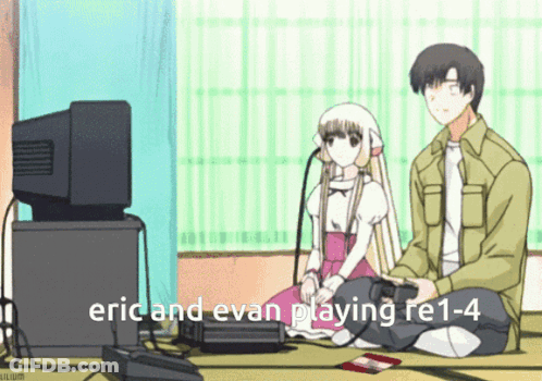 Eric And Evan Playing RE1-4 GIF