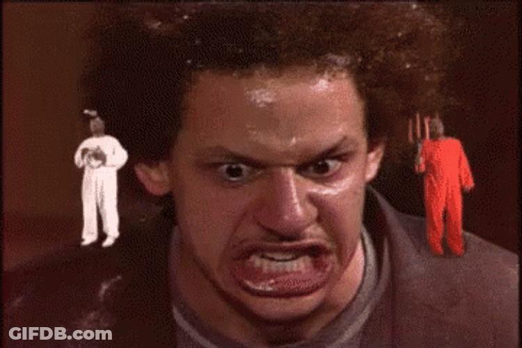 Eric Andre Angel And Devil GIF
