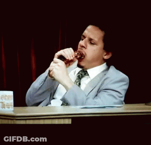 Eric Andre Hilarious Eating GIF