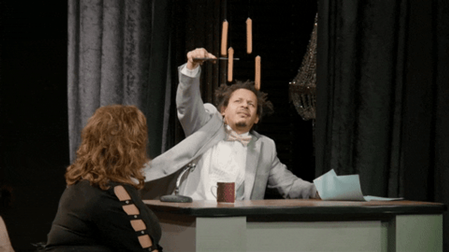 Eric Andre Let Me In Floating Sausage GIF